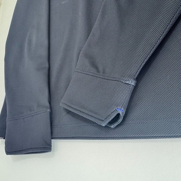 Twillory Polo Shirt Men Medium M Athletic Athlounger Long Sleeve Blue Athleisure - Picture 4 of 9